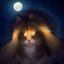用户夜猫用户的头像，男性网络用户